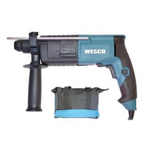 Martelete rotativo sds plus 0620w com impacto + bolsa wesco ws3160k 220v