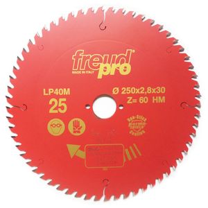 Disco de serra 250mm 60d para madeira lp40m-025 freud