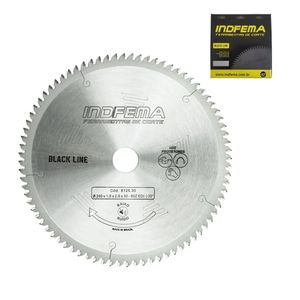 Disco de serra 250mm 80d para mdf blackline 812530 indfema