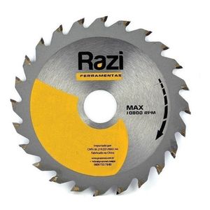 Disco de serra 235mm 24d p/ madeira rz-ls02027 razi