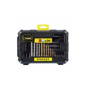 Kit furar / parafusar 36 pecas stanley sta7222-xj