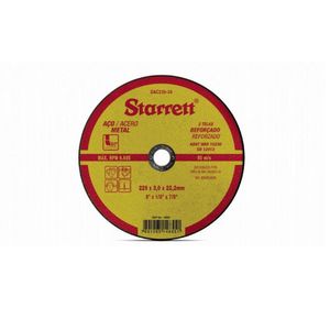Disco corte 230,0mm (09 ) x 3,0 x f22 2tel p/ferro starrett dac230-34x