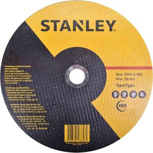 Disco desbaste 230,0mm (9 ) x 6,4 x f22 p/metal stanley sta0415