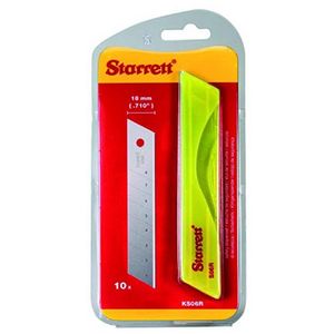 Jogo de laminas p/estilete 10pcs 18mm - larga starrett ks06r