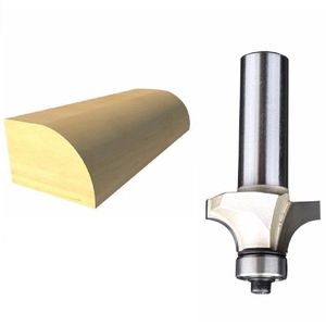 Fresa convexa com rolamento 6mm  x 1/4