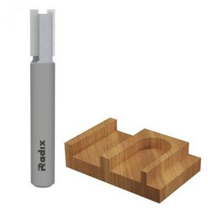 Fresa tm gr:14 20mm alt.15mm h6mm s/r paralela com 2 cortes radix 142015.01