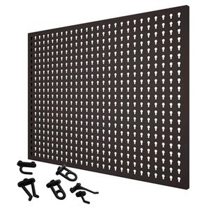 Painel em aco para ferramentas com kit de acessorios presto 40414