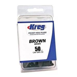 Tapa furo plastico kreg-50 kreg cap-brn-50