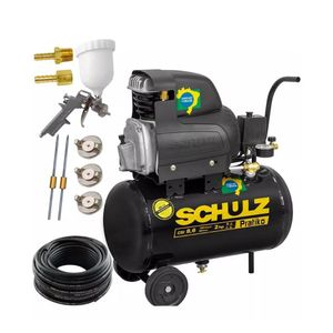 Compressor ar 8,5pés pratic csi 8,5 25l schulz + kit acessorios
