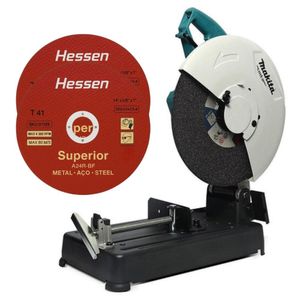 Serra policorte makita 14" m2401b  + disco corte 350mm 31193