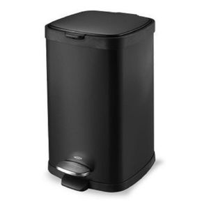 Lixeira c/pedal e balde frame 12l preto 3065/100