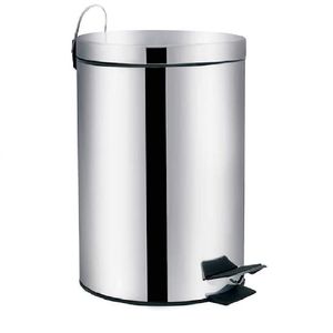 Lixeira inox com pedal agata 12l