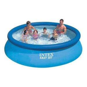 Piscina inflável easy set 5621 litros redonda 3,66m x 76cm intex 28130np