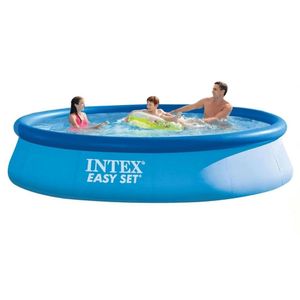 Piscina inflável easy set 7290 litros redonda 3,96m x 84cm intex 28143np