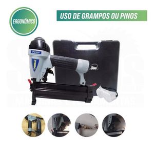 Pinador e grampeador pneumatico f18 (50mm) spg1850f