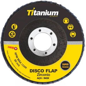 Disco Lixa Flap 115 mm (4.1/2") Gr 080