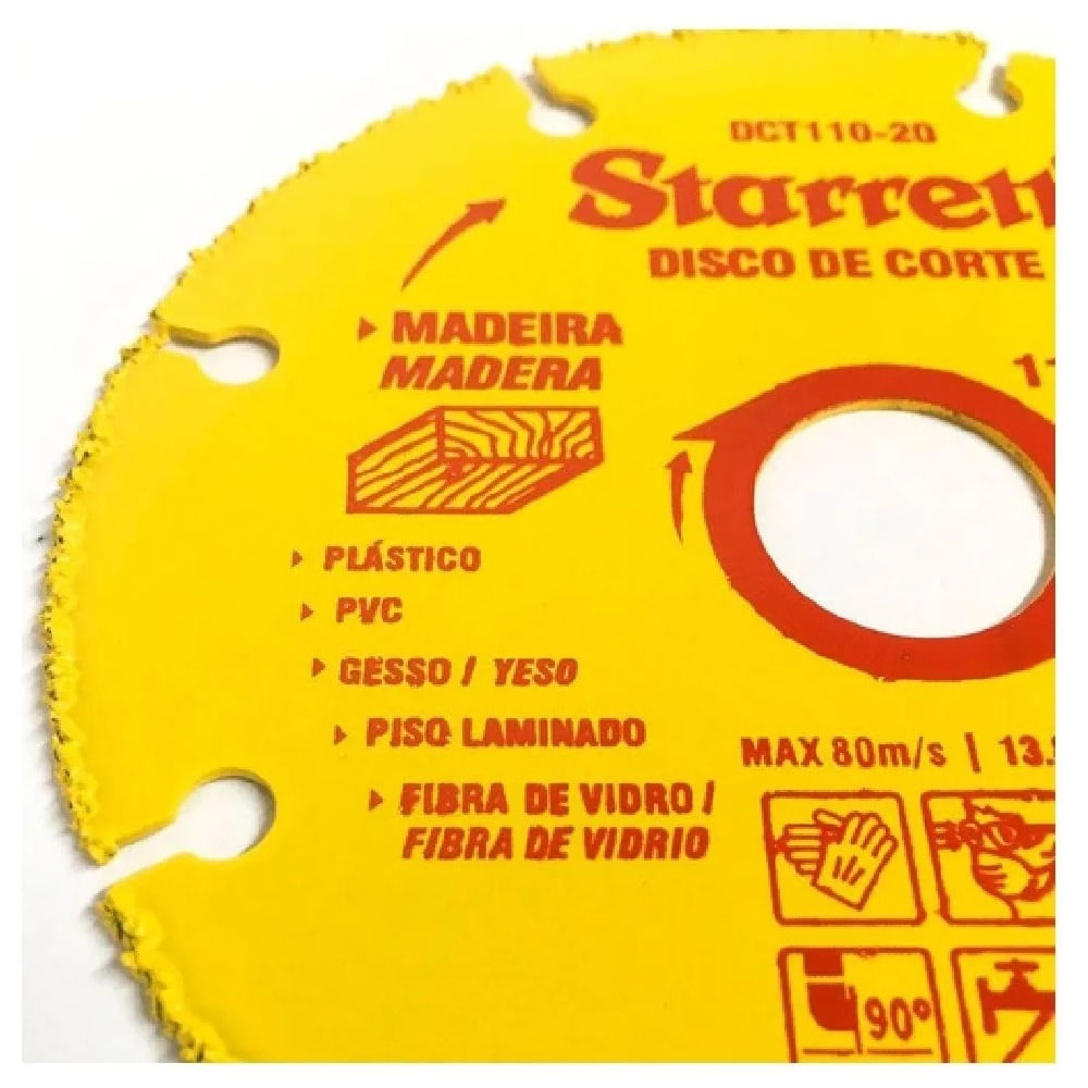Disco Corte 110 0 Mm 4 3 8 X 3 0 X F20 Para Tungstenio Starrett disco-corte-110-0-mm-4-3-8-x-3-0-x-f20-para-tungstenio-starrett