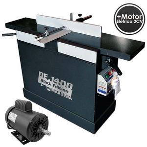 Plaina Desempenadeira De1400 Sm Maksiwa + Motor Elétrico Alta Mono 2Cv