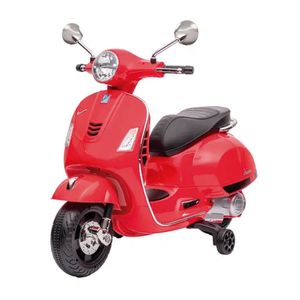 Moto elétrica vespa gts scooter 6v recarregável e controle