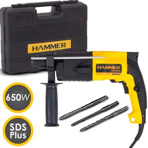 Martelete perfurador sds plus 650w mr650 hammer com kit