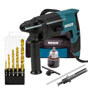 Martelete rotativo sds plus 0620w com impacto + bolsa + acess -  ws3160ku 110v kit