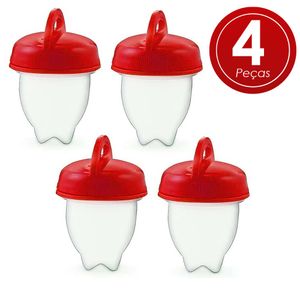 Forma de silicone p/ ovos 4 pecas mimo style sn19163