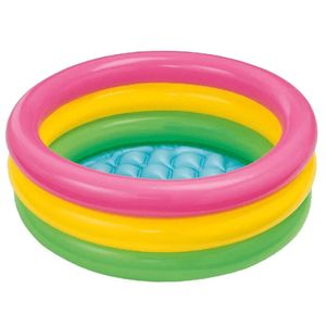 Piscina inflável intex infantil redonda por do sol 56l