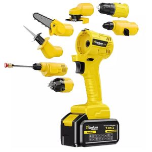 Ferramenta multifuncional transformers 7em1 titanium bateria