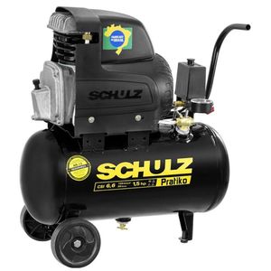 Motocompressor de ar portátil 1,5hp 20 litros monofásico schulz