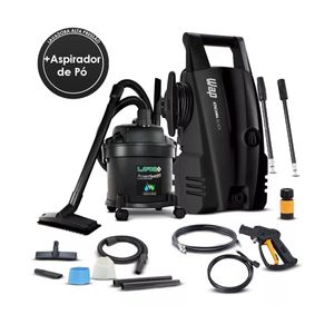 Kit lava rápido lavadora alta pressão + aspirador pó e água