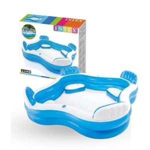 Piscina familiar com assentos 990 l