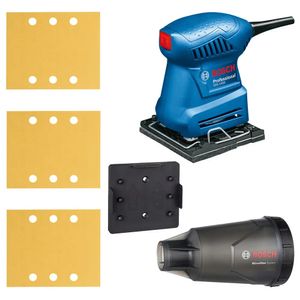 Lixadeira orbital 1/4f 0180w com coletor 110v/220v bosch