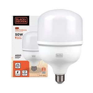 Lampada led alta potencia eco t120 50w 6500k 100-240v