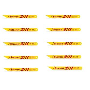 Kit faca p/corte de couro rigida 150mm rs6 starrett 10 peças