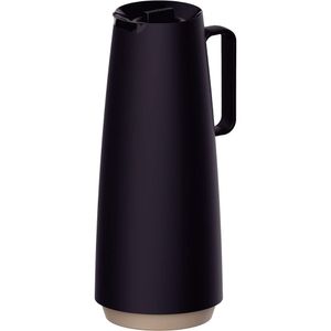 Bule térmico exata 1l preto para líquidos quentes e frios
