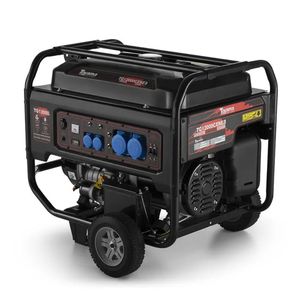 Gerador de energia a gasolina partida manual e elétrica