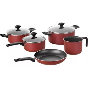 Conjunto de panelas antiaderente 05 peças amora multiflon