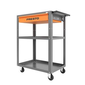 Carrinho oficina com 1 prateleira presto 41001