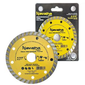 Disco de corte diamantado navalha 4.3/8 x 110mm titanium