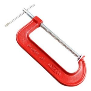 Grampo tipo c n06 150mm ferro fundido metalsul gc034
