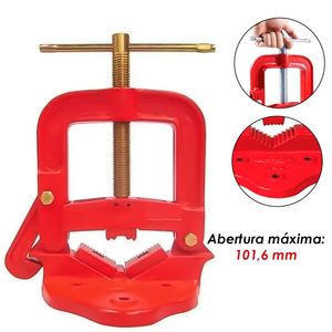Torno encanador n°4 mandíbulas ajustáveis design ergonômico