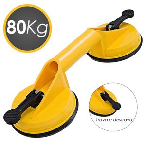 Ventosa dupla 80 kg - abs titanium