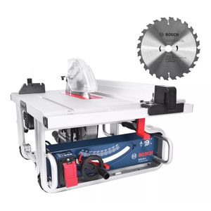 Serra circular mesa 10 1800w 0-3700rpm eixo inclinavel bosch gts-10j 110v