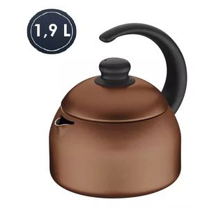Chaleira starflon max 1,9l laranja terra cota tramontina 28594419