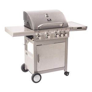 Churrasqueira inox a gás 4 queimadores ahc04 mimo style