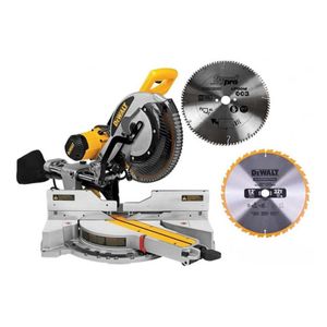 Serra meia esquadria radial 12 220v dws780 dewalt + disco