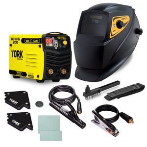 Super combo máquina +máscara automática + 4 esquadro 12kg