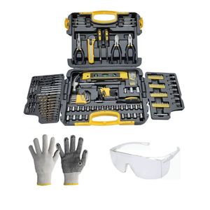 Jogo de ferramentas manuais 300 peças com maleta+ kit