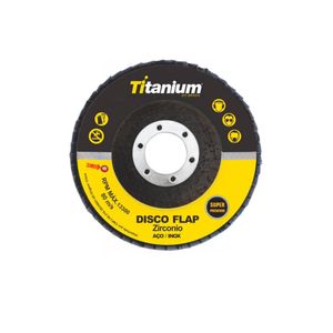 Kit 100 discos de corte 4.1/2" flap curvo para aço titanium