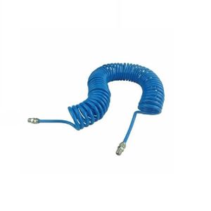 Mangueira pu 1/4" sanfonada azul 10,0m